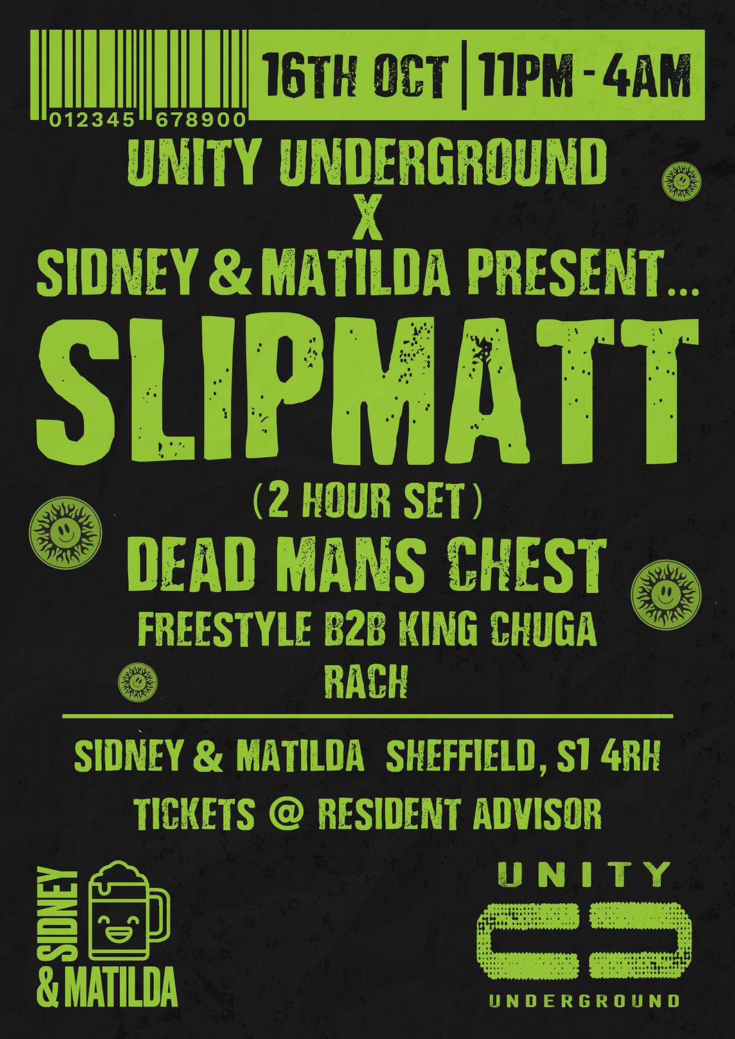 S&M X Unity Underground presents: Slipmatt