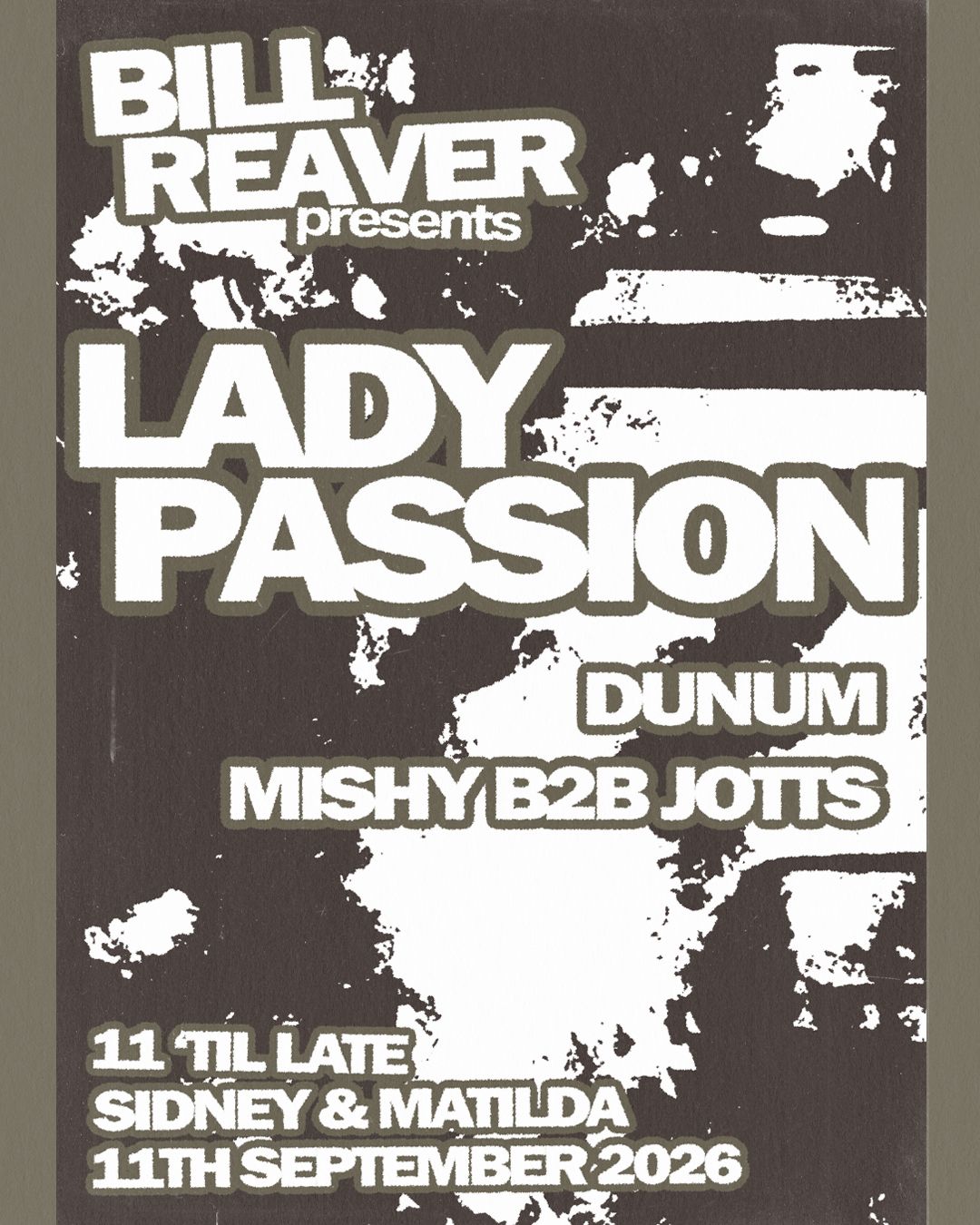 BILL REAVER presents: Lady Passion