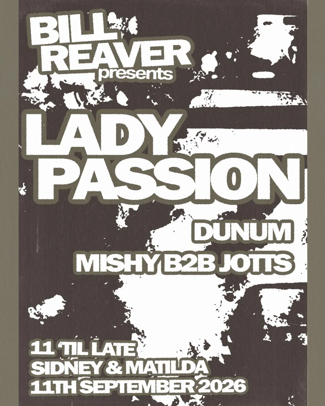 BILL REAVER presents: Lady Passion