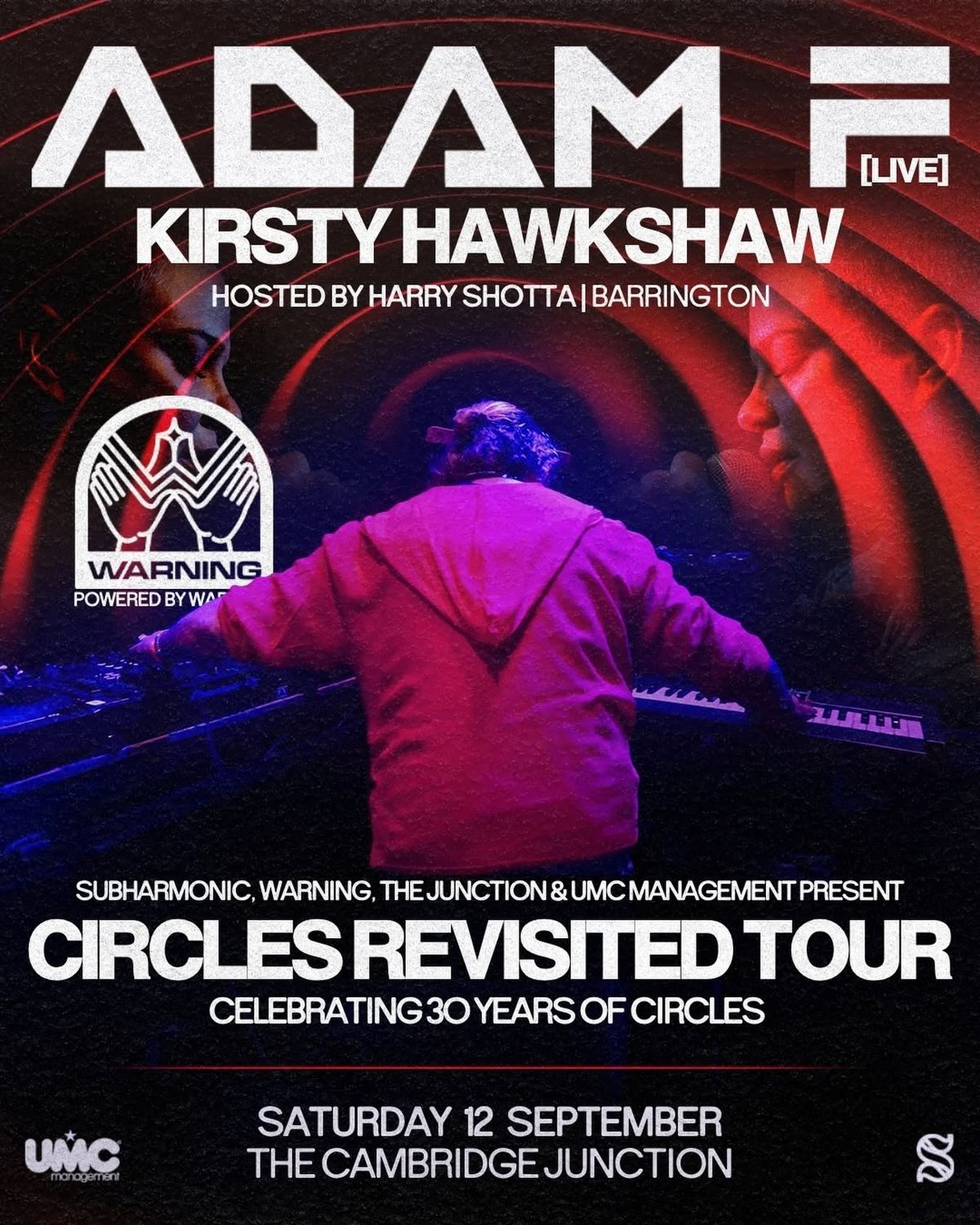 Adam F + Kirsty Hawkshaw: Circles Revisited Tour
