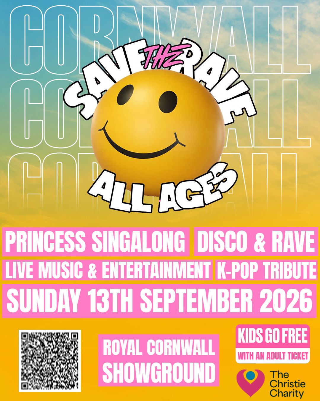 Save The Rave - Family Festival - Cornwall 13 September