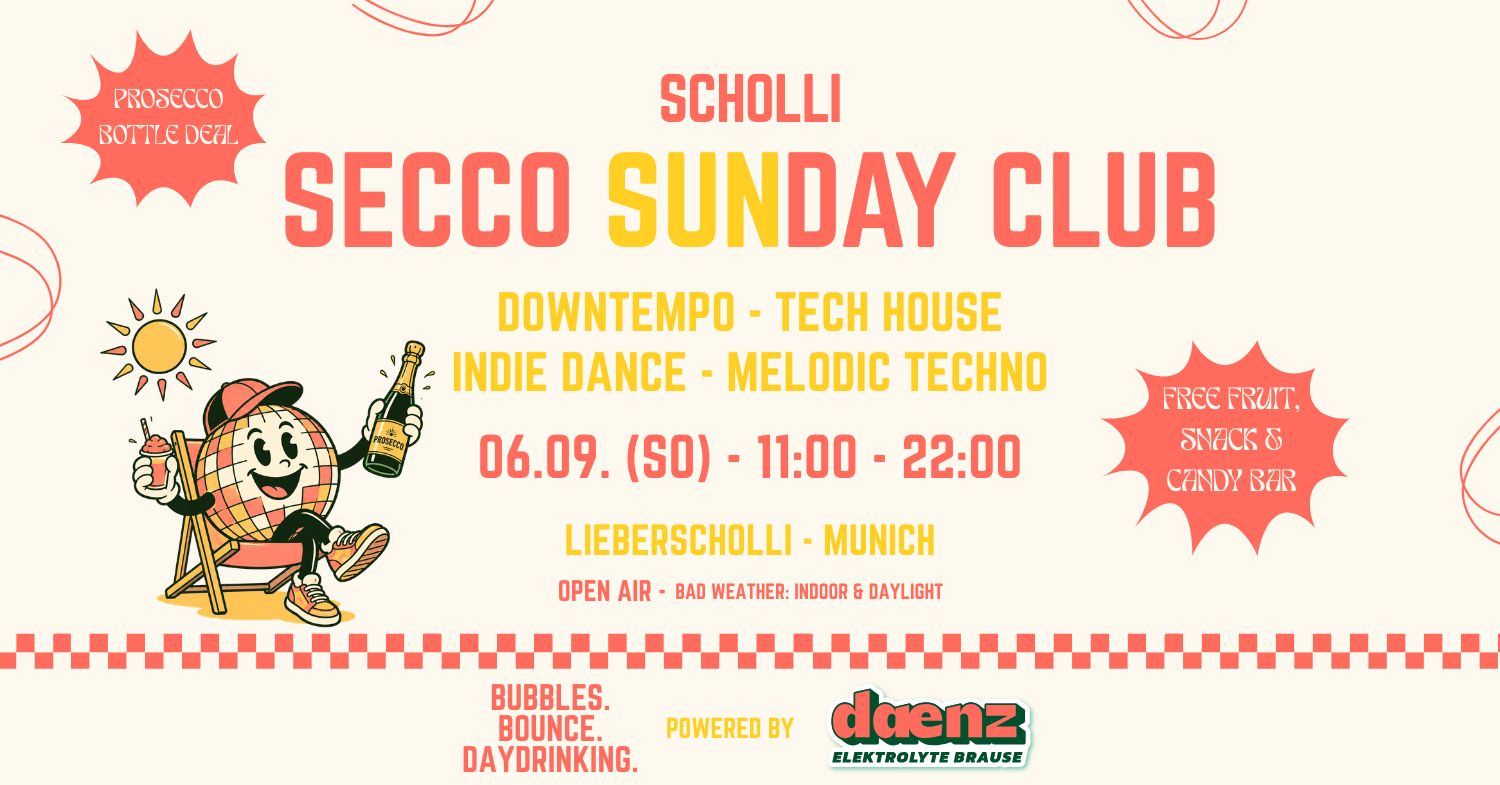 SECCO DAY CLUB - SUNDAY OPEN AIR powered by daenz
