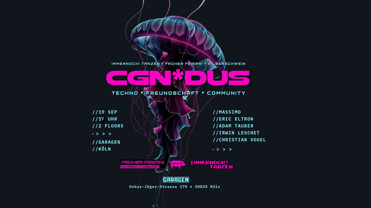 CGN*DUS - Techno. Freundschaft. Community