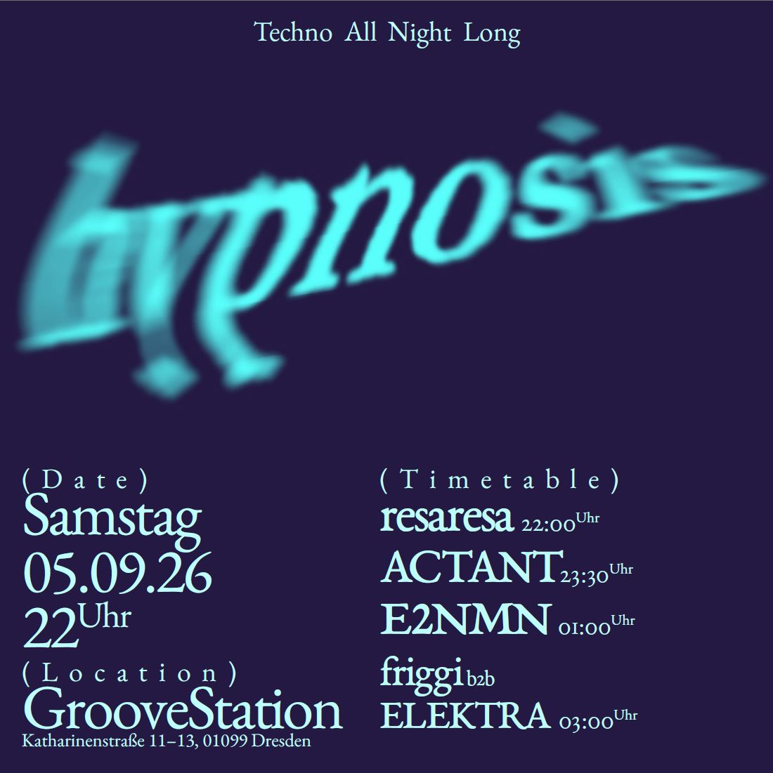 hypnosis with E2NMN