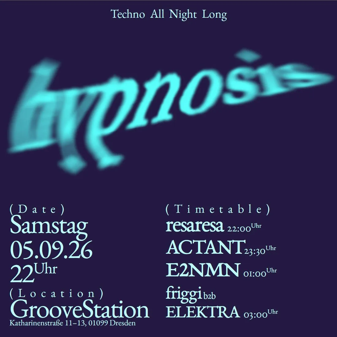 hypnosis with E2NMN