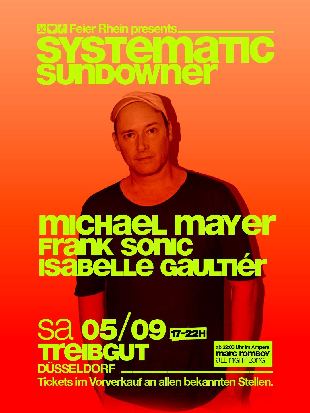 Feier Rhein presents Systematic Sundowner