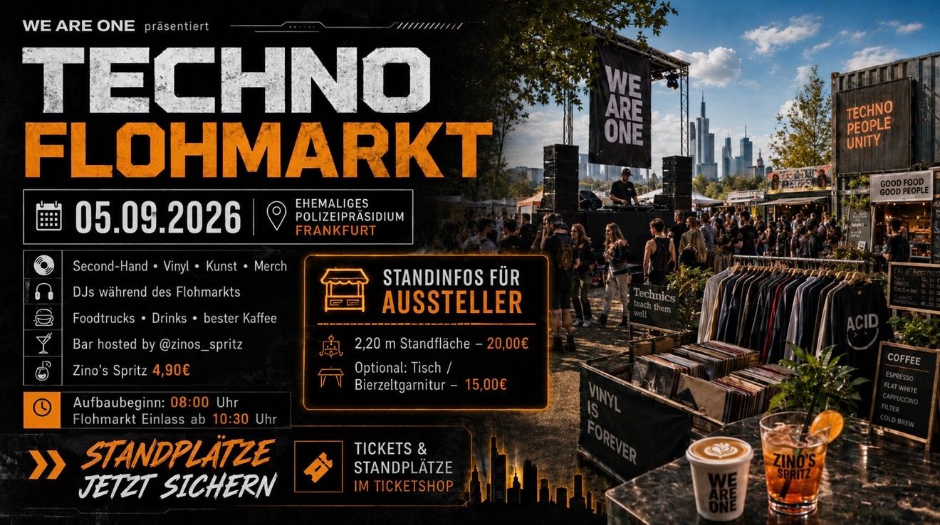 TECHNO FLOHMARKT im ehemaligen Polizeipräsidium Frankfurt