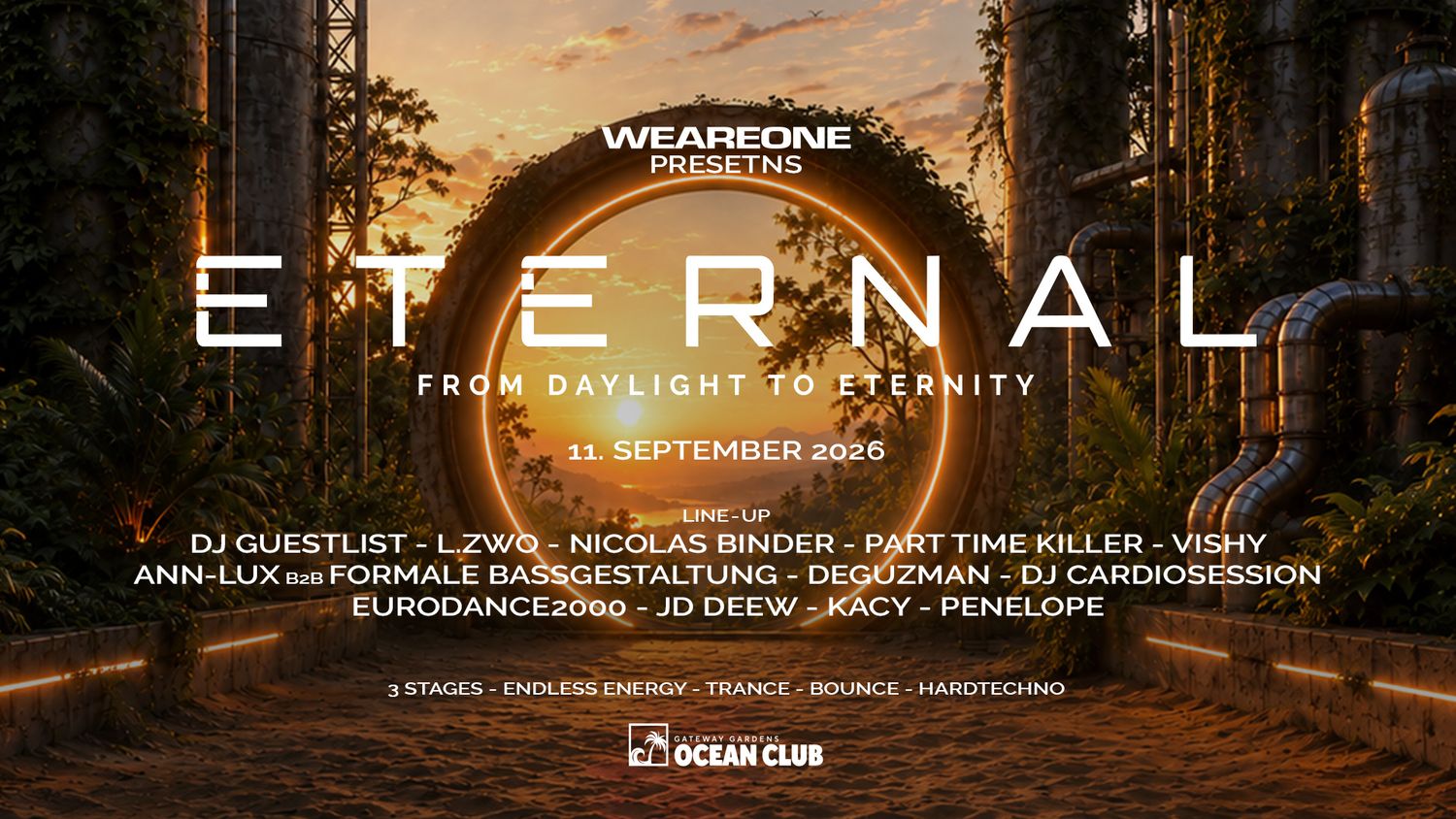ETERNAL OCEAN CLUB pres. by WEAREONE with Part Time Killer, L.zwo, DJ GUESTLIST