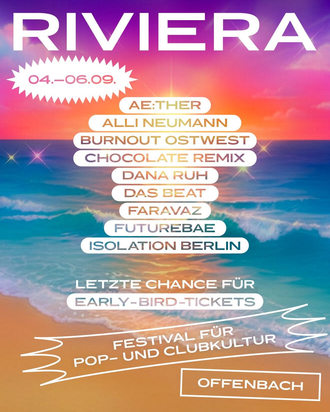 Riviera Festival 2026 Samstag After Ritter Butzke x Pracht