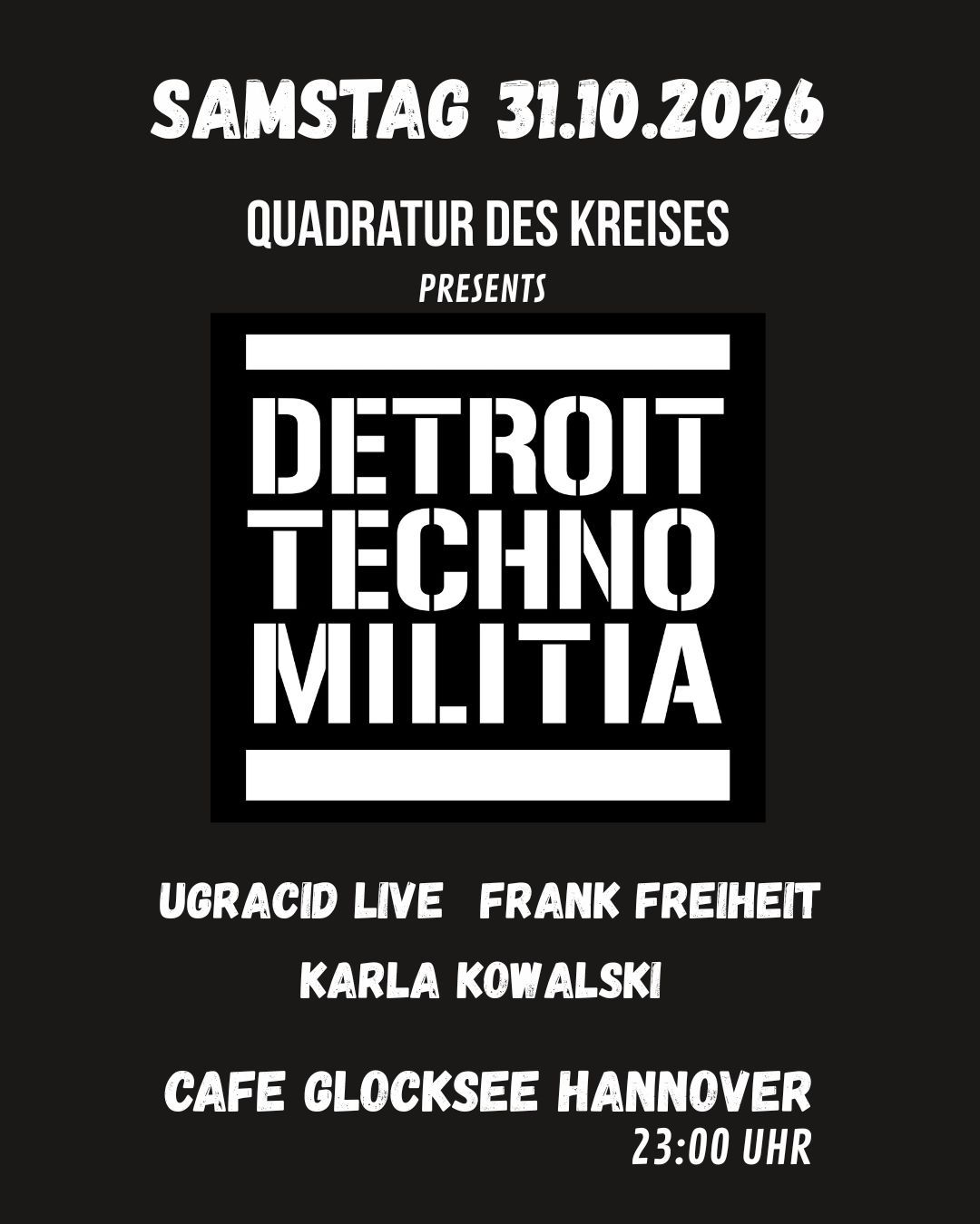 Quadratur des Kreises - Detroit Techno Militia – 2×4 Takeover