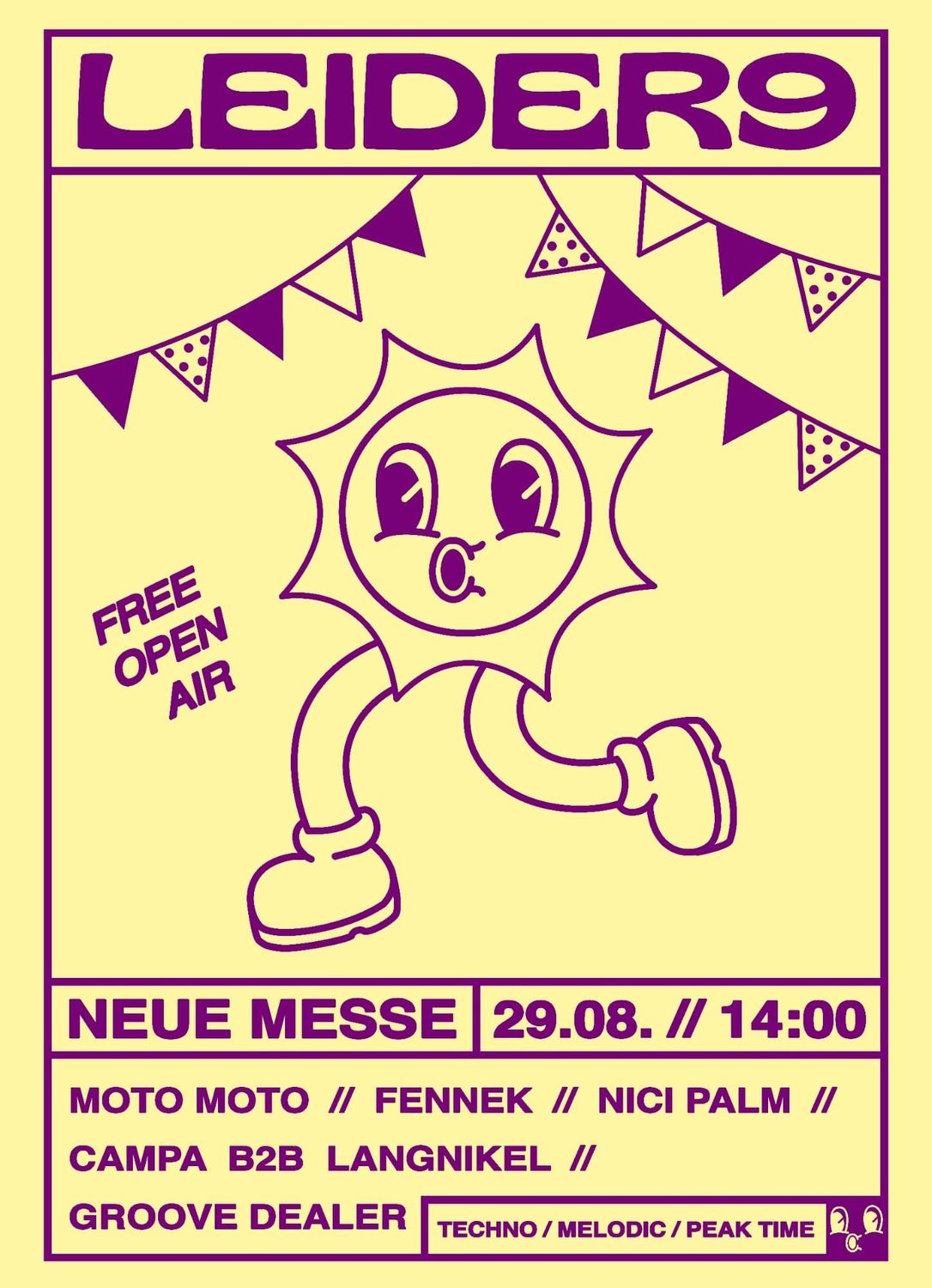 Leider 9 x Free Open Air