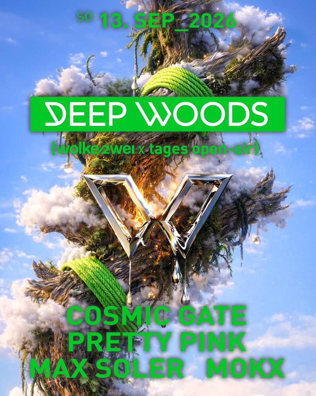 Pretty Pink pres. Deep Woods mit Sepecial Guest Cosmic Gate