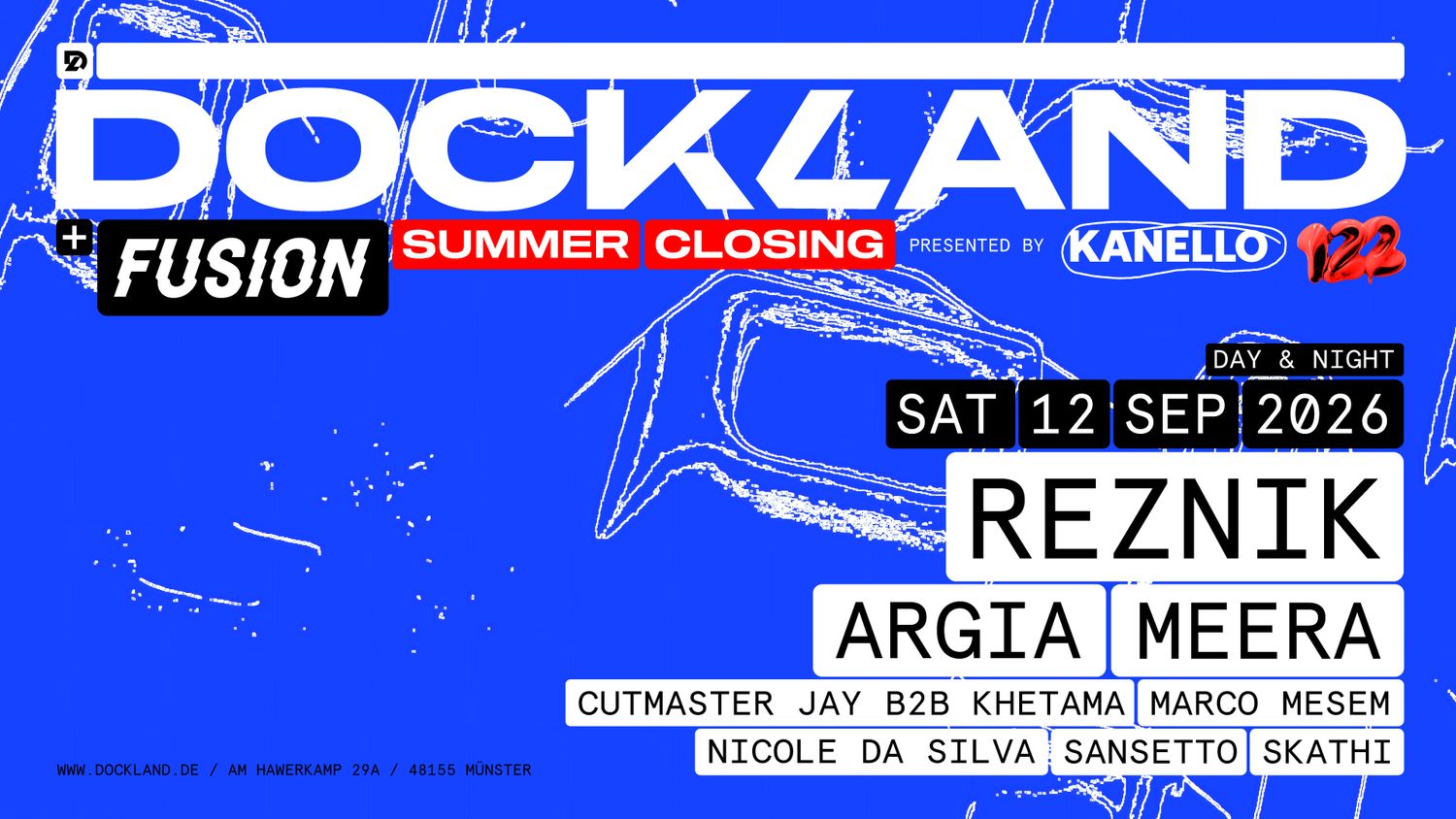 Dockland Summer Closing with Reznik (Keinemusik), Argia, Meera