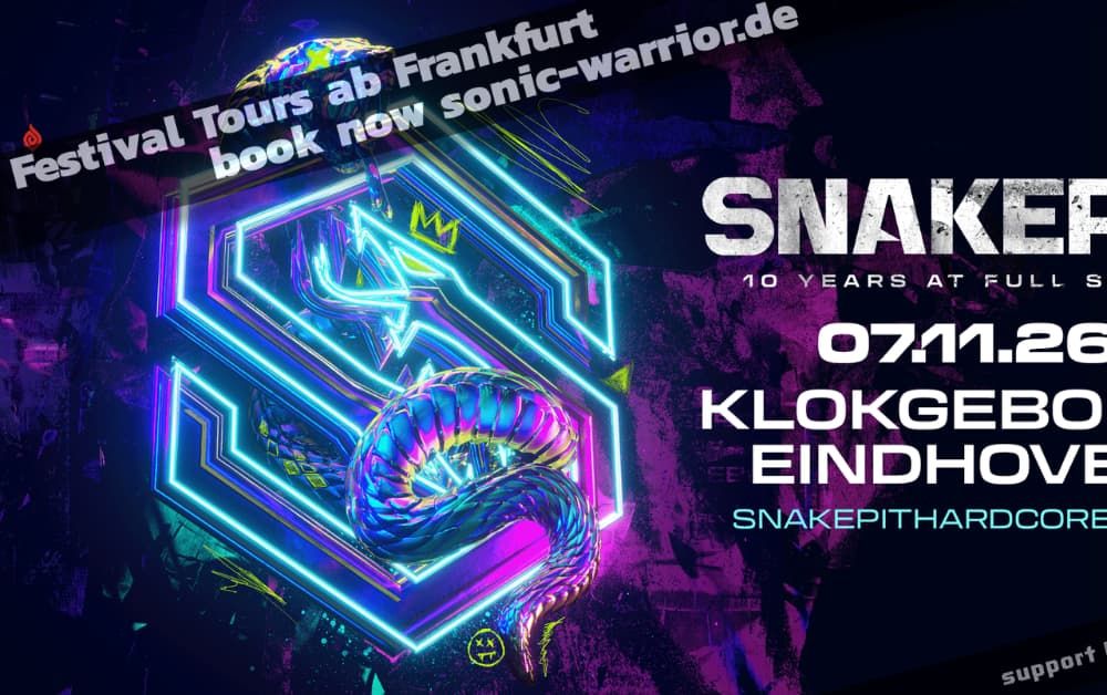 Bus zur Snakepit 2026 The Need for Speed Uptempo Hardcore