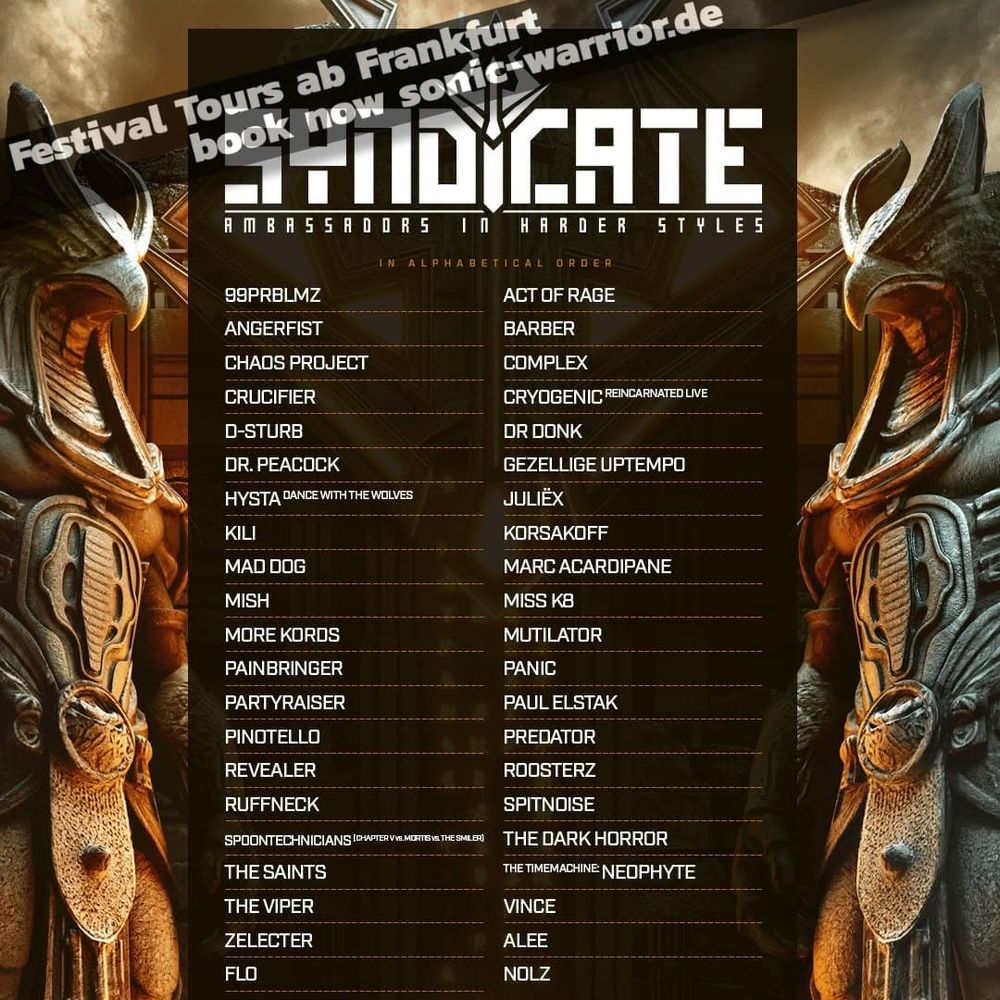 Bus zum Syndicate Festival 2026 (Hardcore)