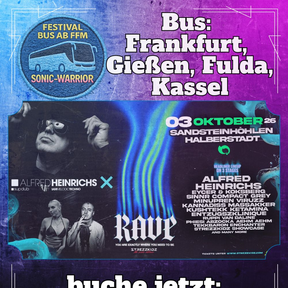 Bus zur Kult Location Sandsteinhöhlen Halberstadt (Tekk mit Alfred Heinrichs)