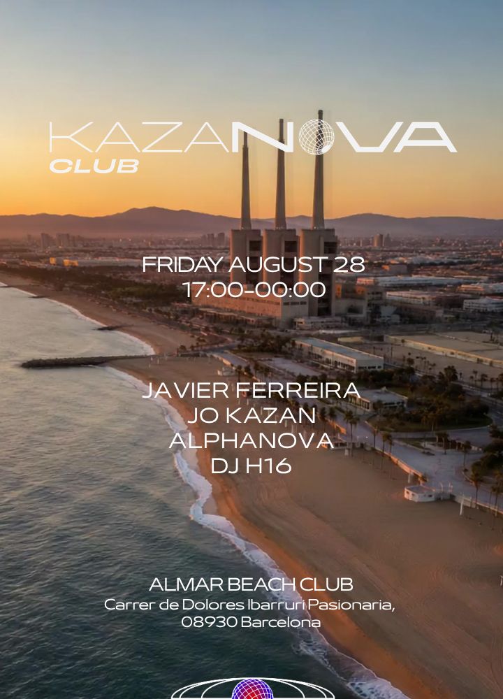 FREE BEACH PARTY by Kazanova Club w/ Javier Ferreira, Jo Kazan