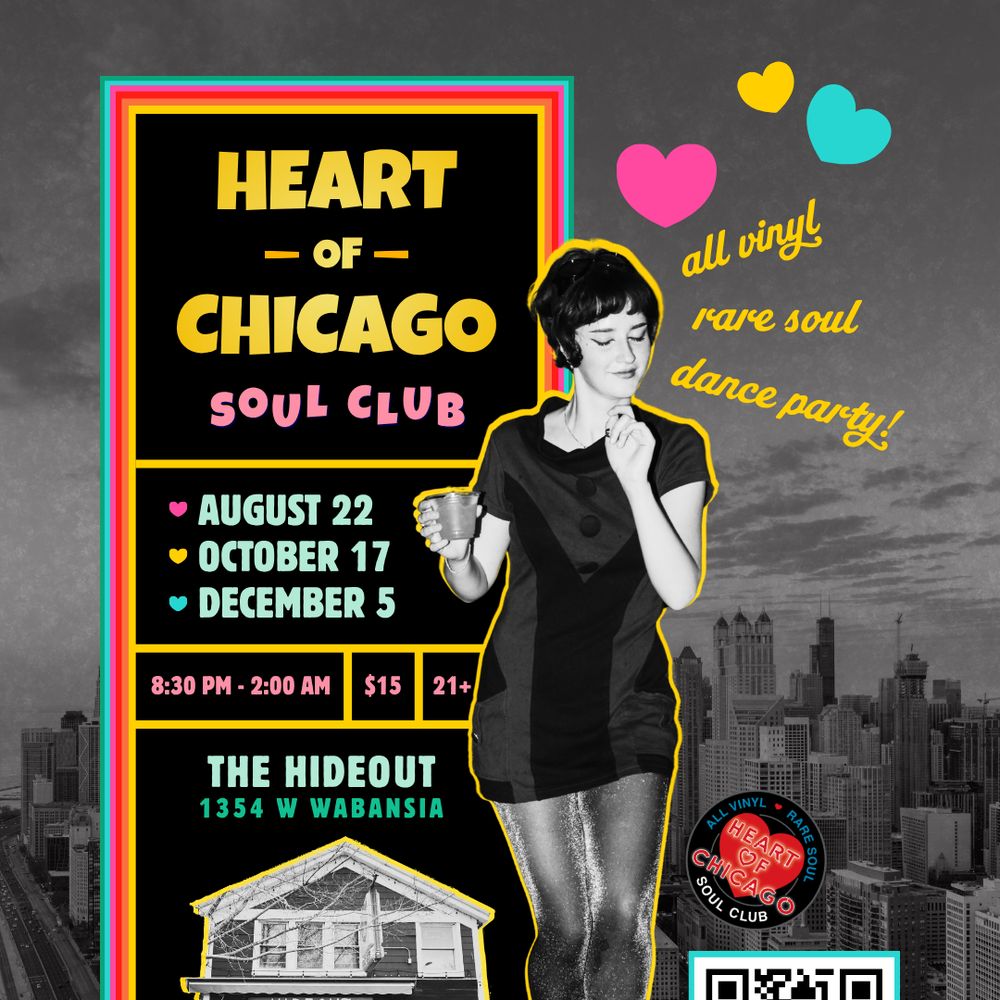8/22 Heart of Chicago Soul Club, All Vinyl, Rare Soul