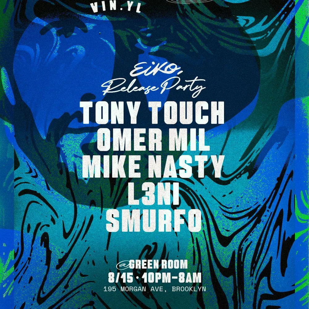 Golden Record NYC x Vin.yl present Tony Touch, Omer Mil & Mike Nasty