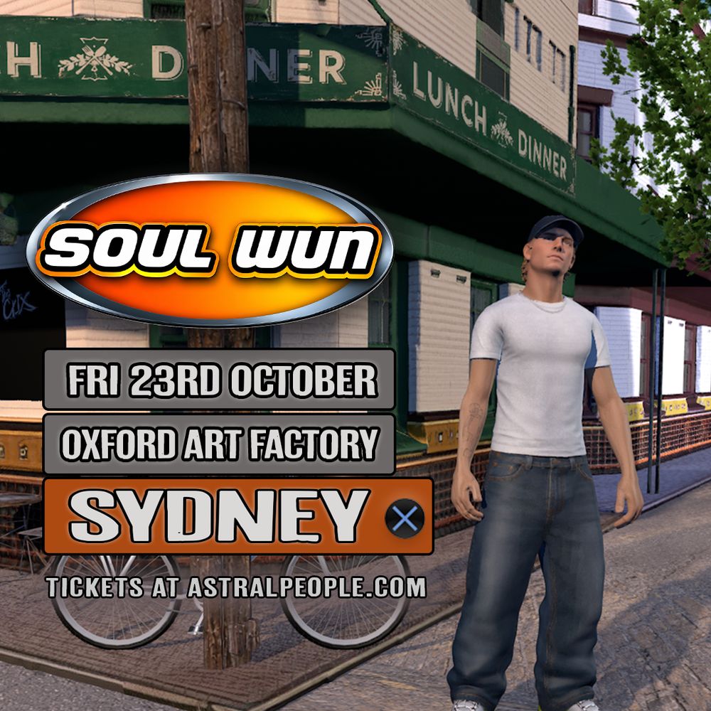 Soul Wun - SYDNEY - Oxford Art Factory