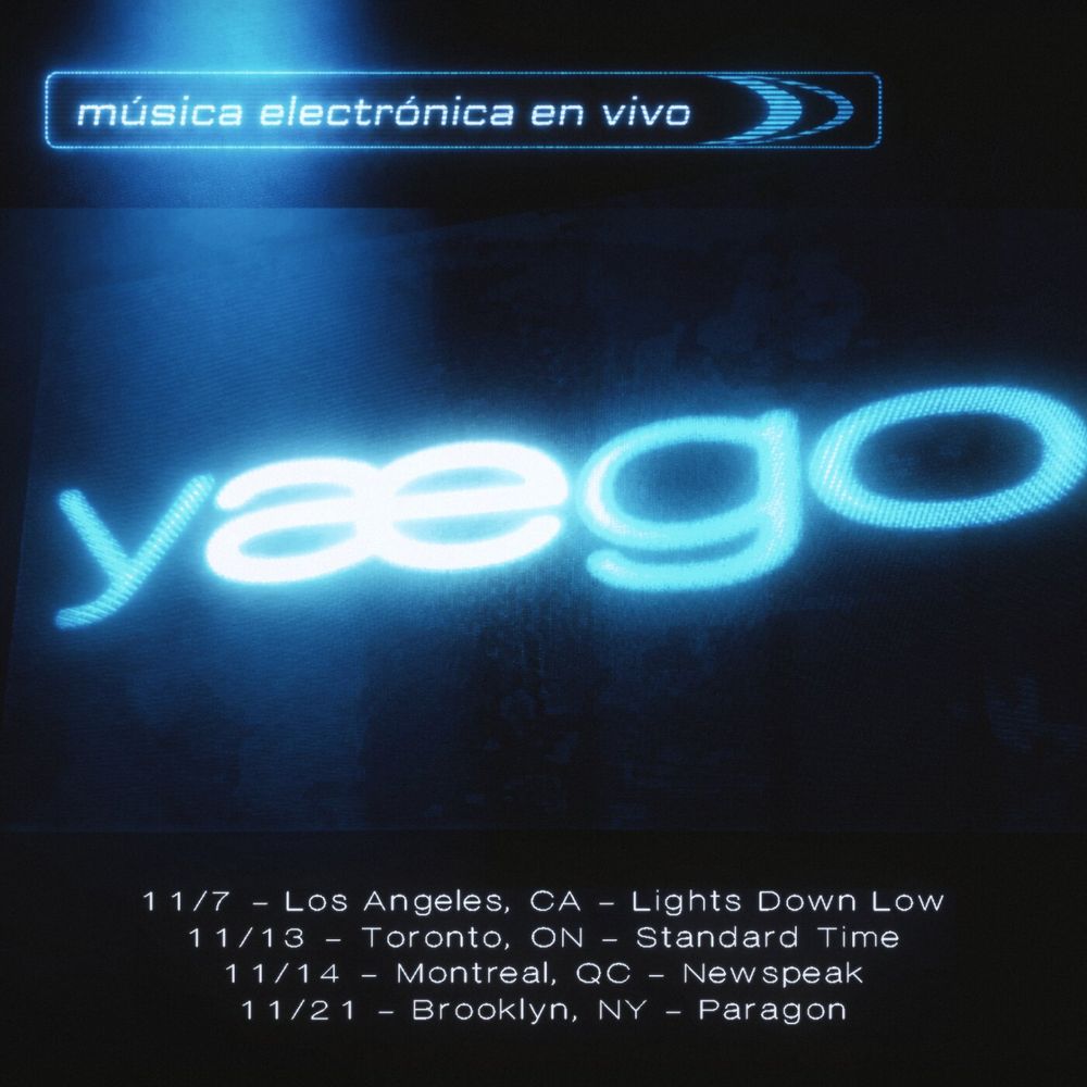 yaego música electronica en vivo Tour