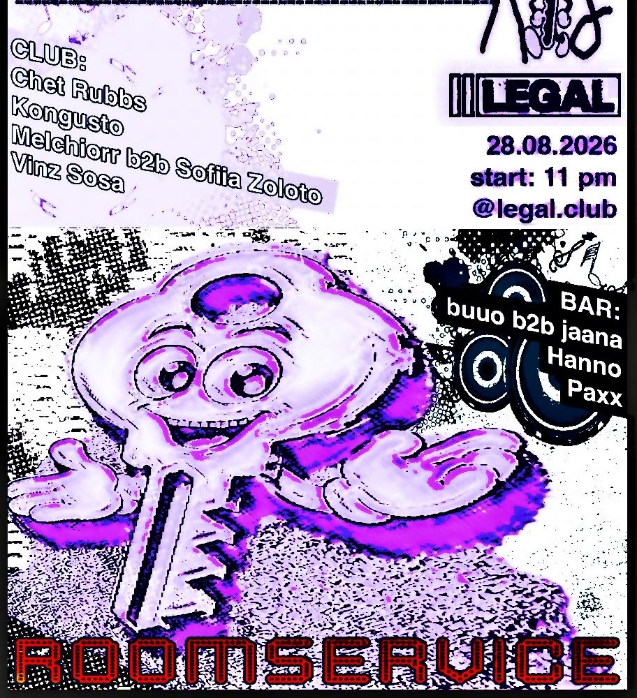 Ro0m Service x Legal with Vinz Sosa
