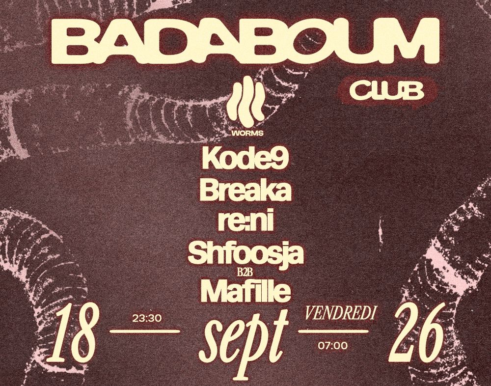 Club — Worms: Kode9, Breaka, re:ni, Shfoosja