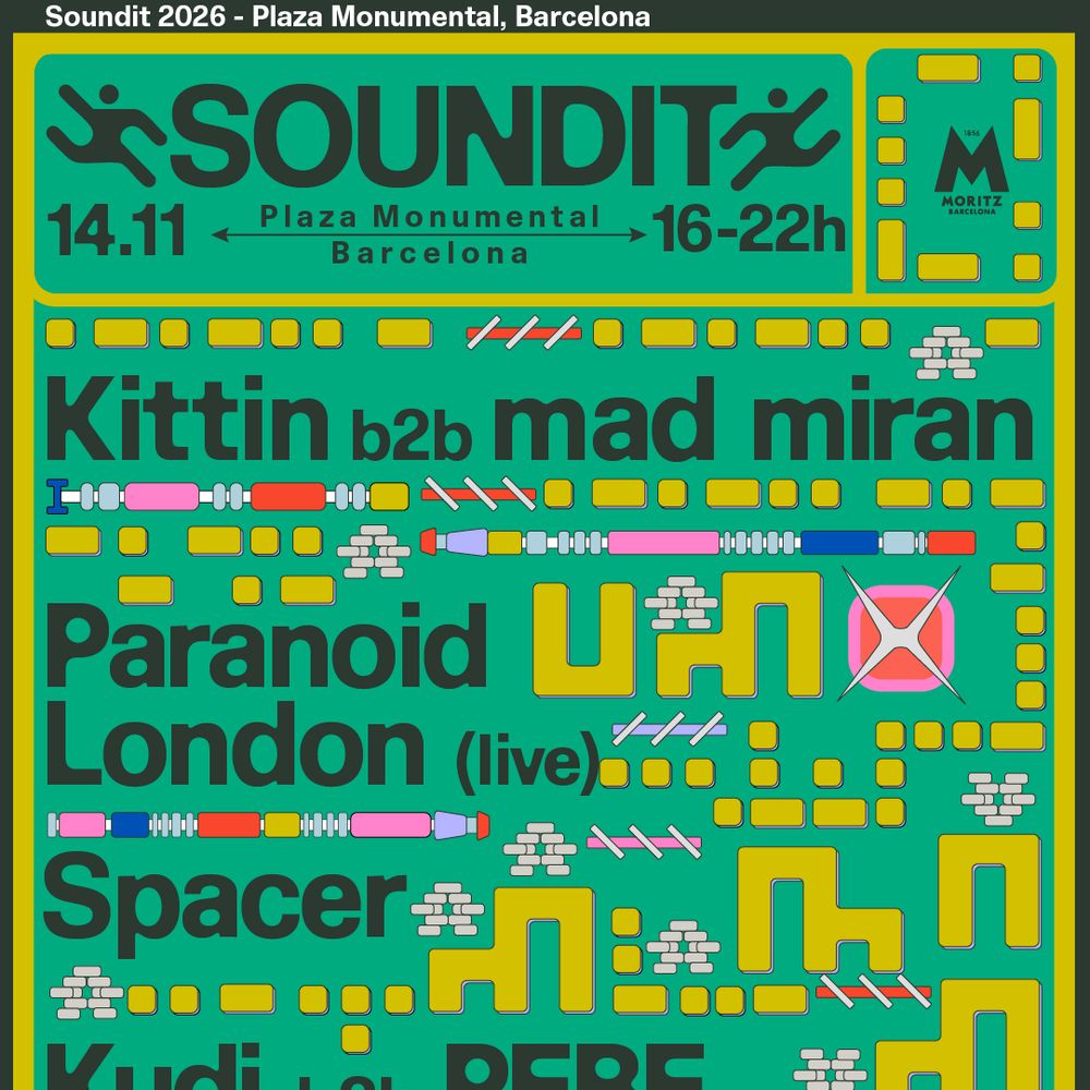 SOUNDIT Plaza: Kittin b2b mad miran, Paranoid London live, Spacer, Kudi b2b PEBE