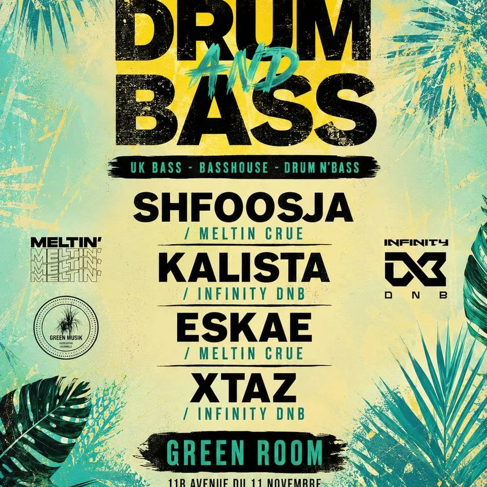 INFINITY DNB invite MELTIN' CRÜE - DRUM N'Bass / BassLINE / UK Bass
