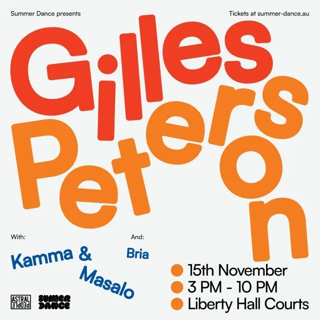 Gilles Peterson - Liberty Hall COURTS - SYD