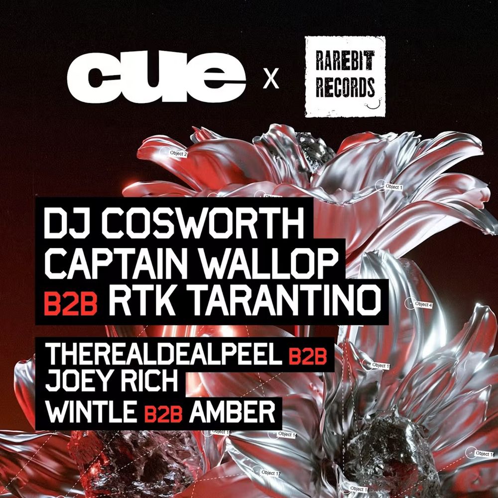 CUE x Rarebit: DJ Cosworth, Captain Wallop, RTK Tarantino & more