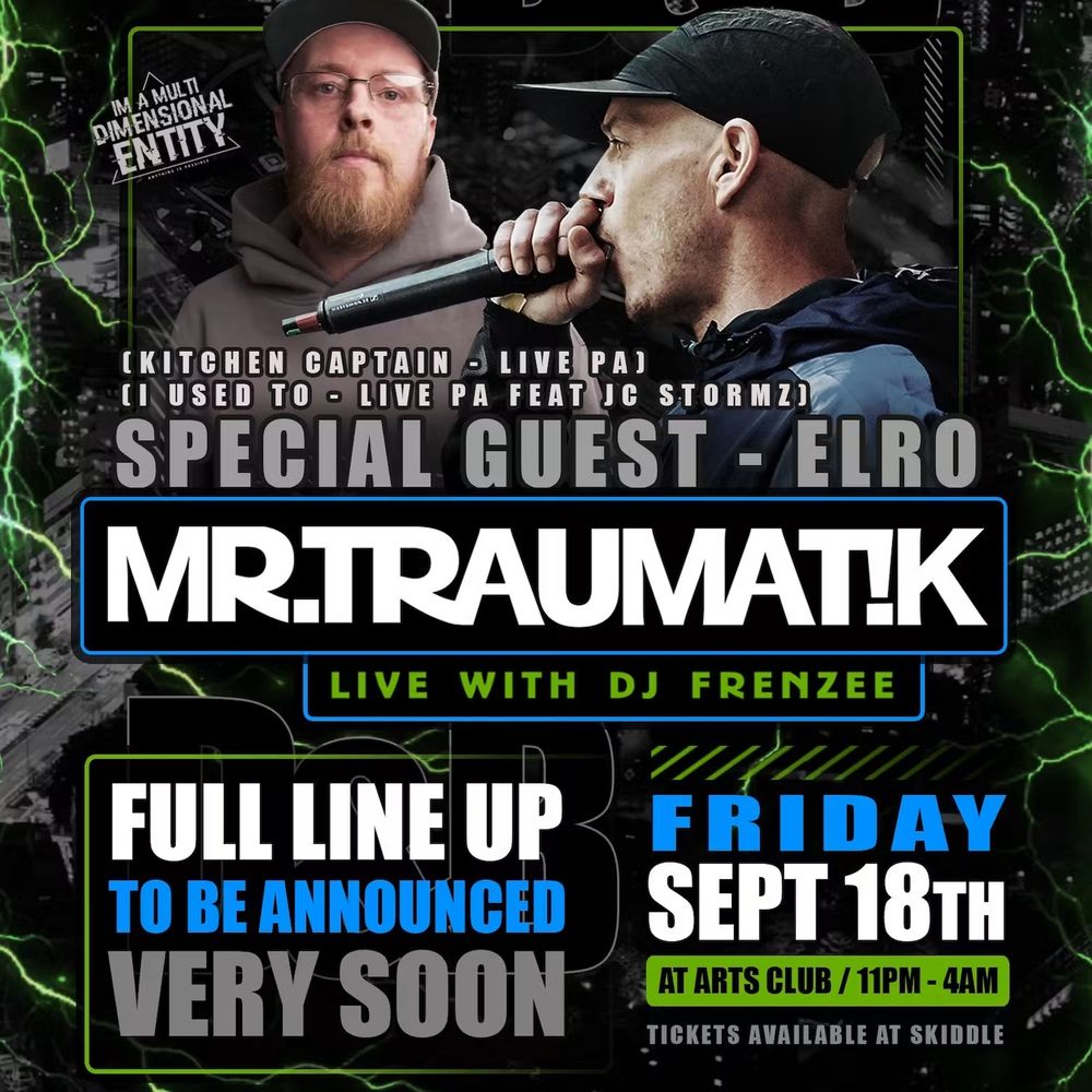 Mr Traumatik tour 2026 ft Elro