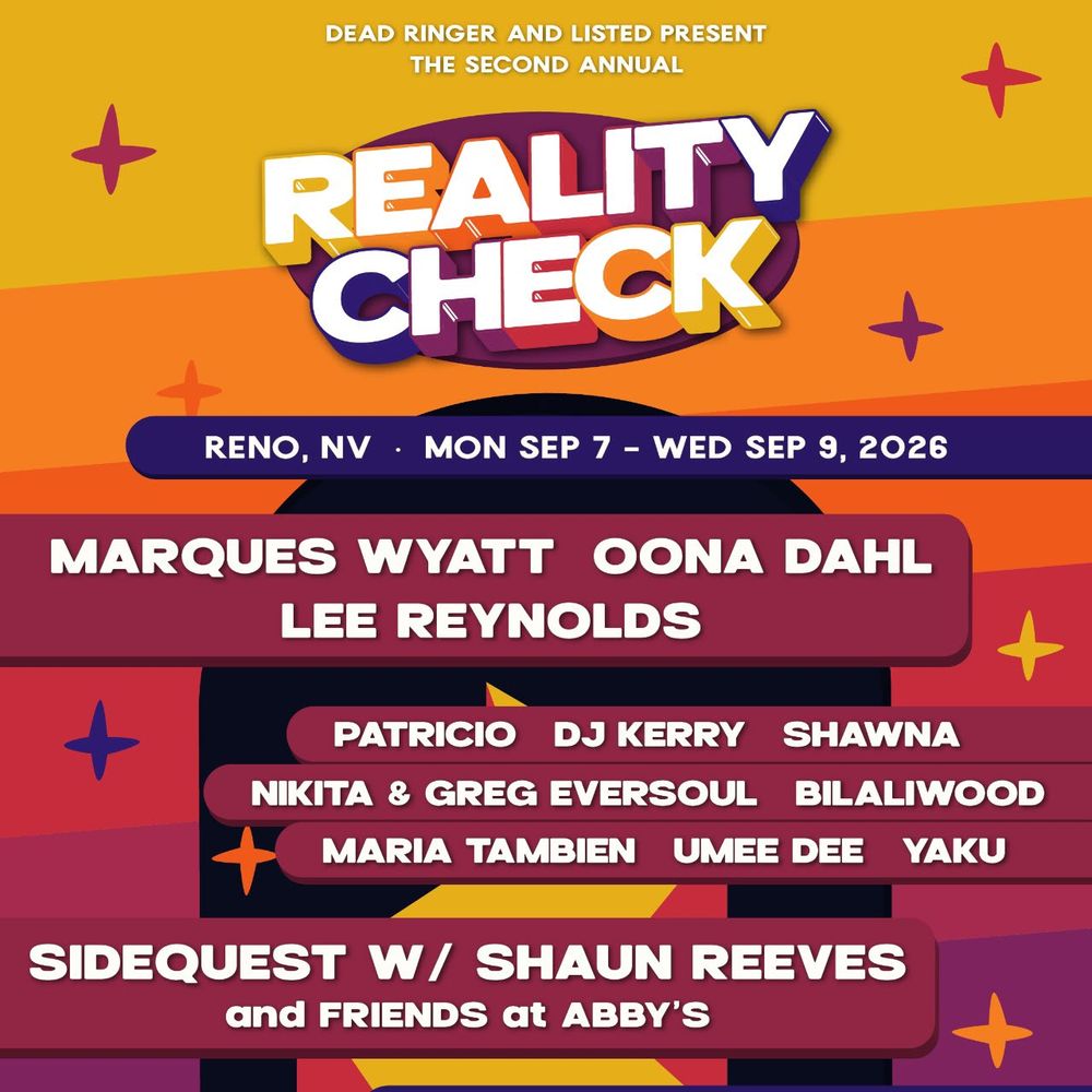 REALITY CHECK 2026 feat. Marques Wyatt, Öona Dahl, Lee Reynolds, Shaun Reeves + more