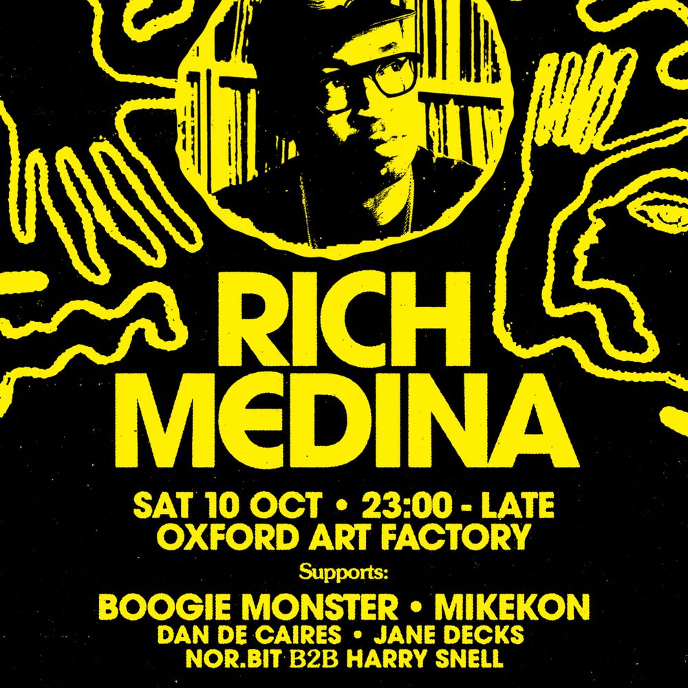 clipp.art & WIP Music present Rich Medina (USA)