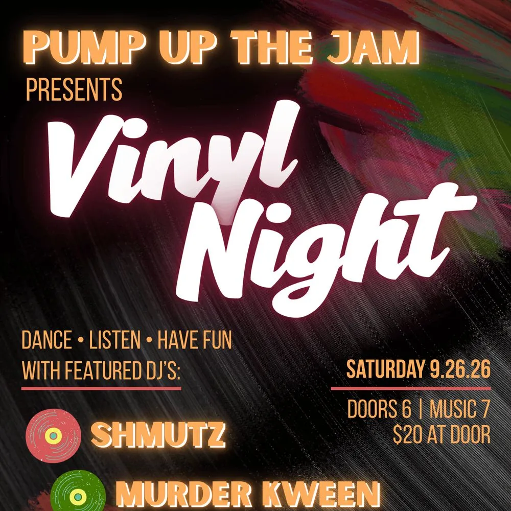 Pump Up The Jam - Vinyl Night