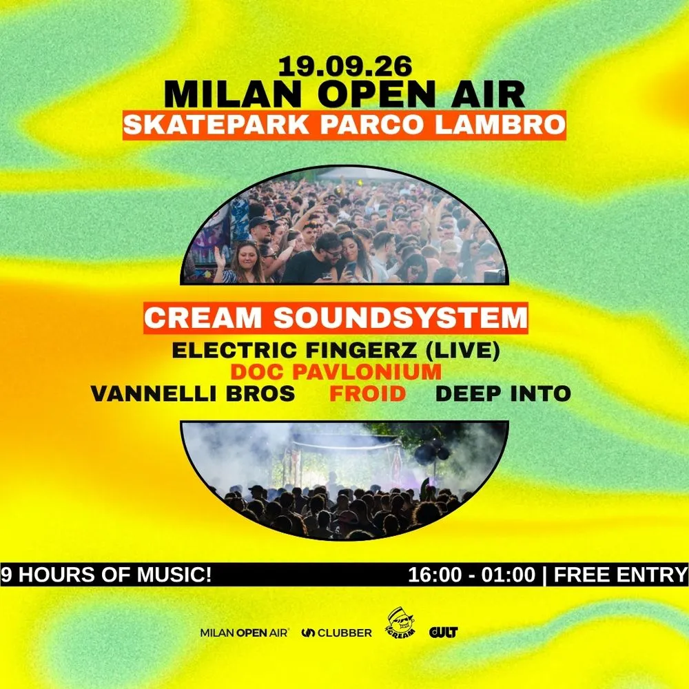 Milan Open Air allo Skatepark Parco Lambro / Free entry