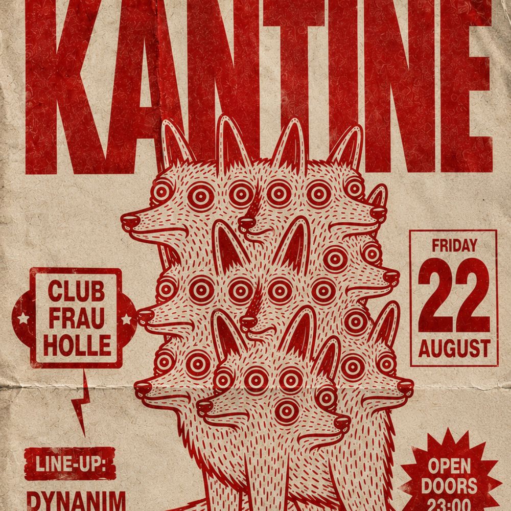 KANTINE with DYNANIM, Schmidde, Dellosen, ced.rocks, Finn