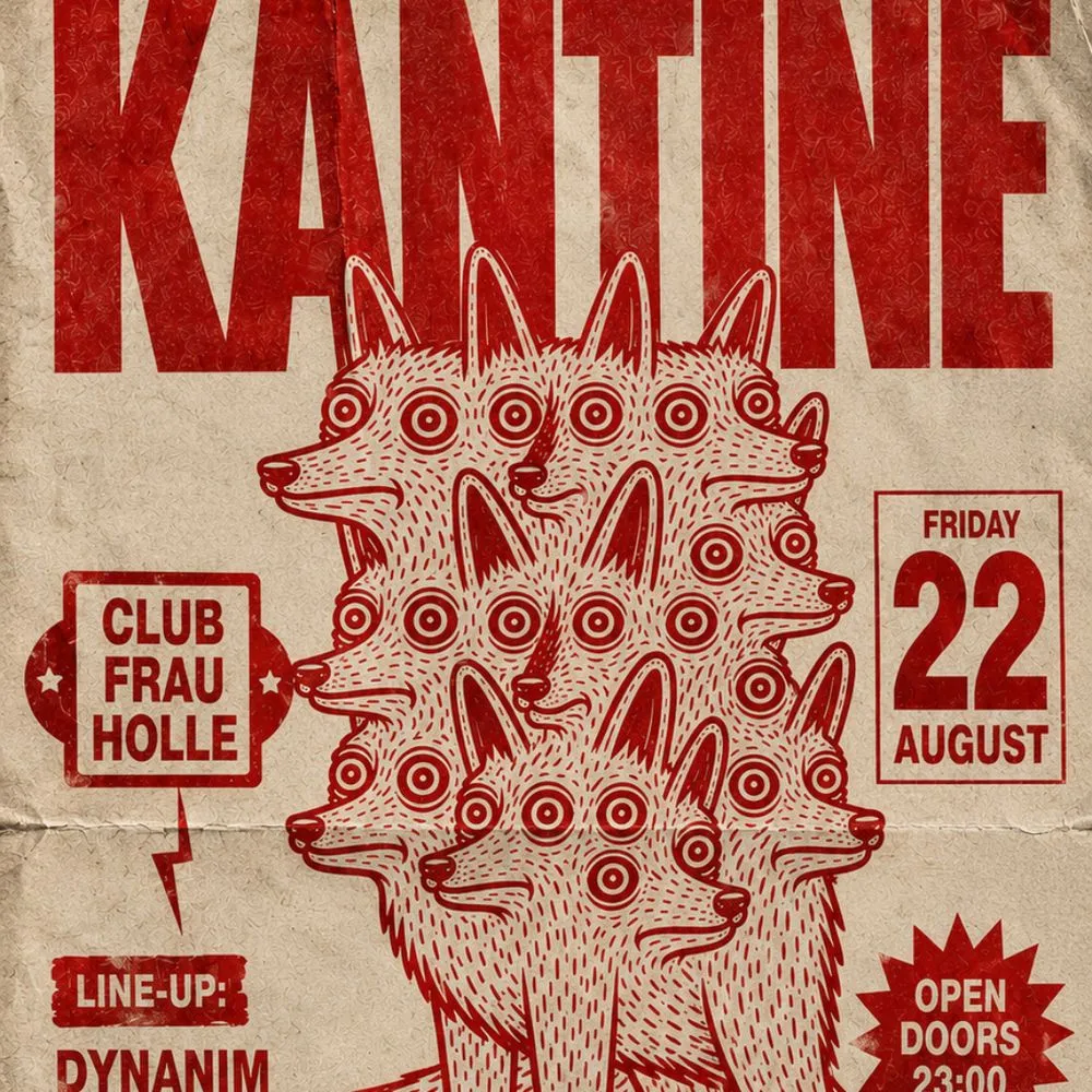 KANTINE with DYNANIM, Schmidde, Dellosen, ced.rocks, Finn
