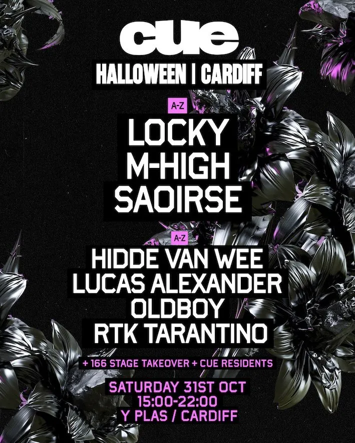 CUE - Cardiff: Halloween w. Locky, Saoirse