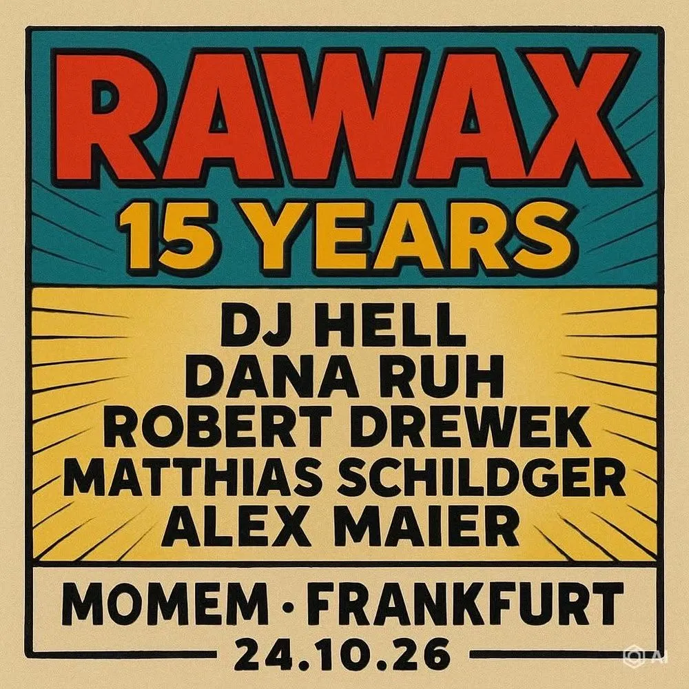 RAWAX 15 YEARS AT MUSEUM OF MODERN ELECTRONIC MUSIC
