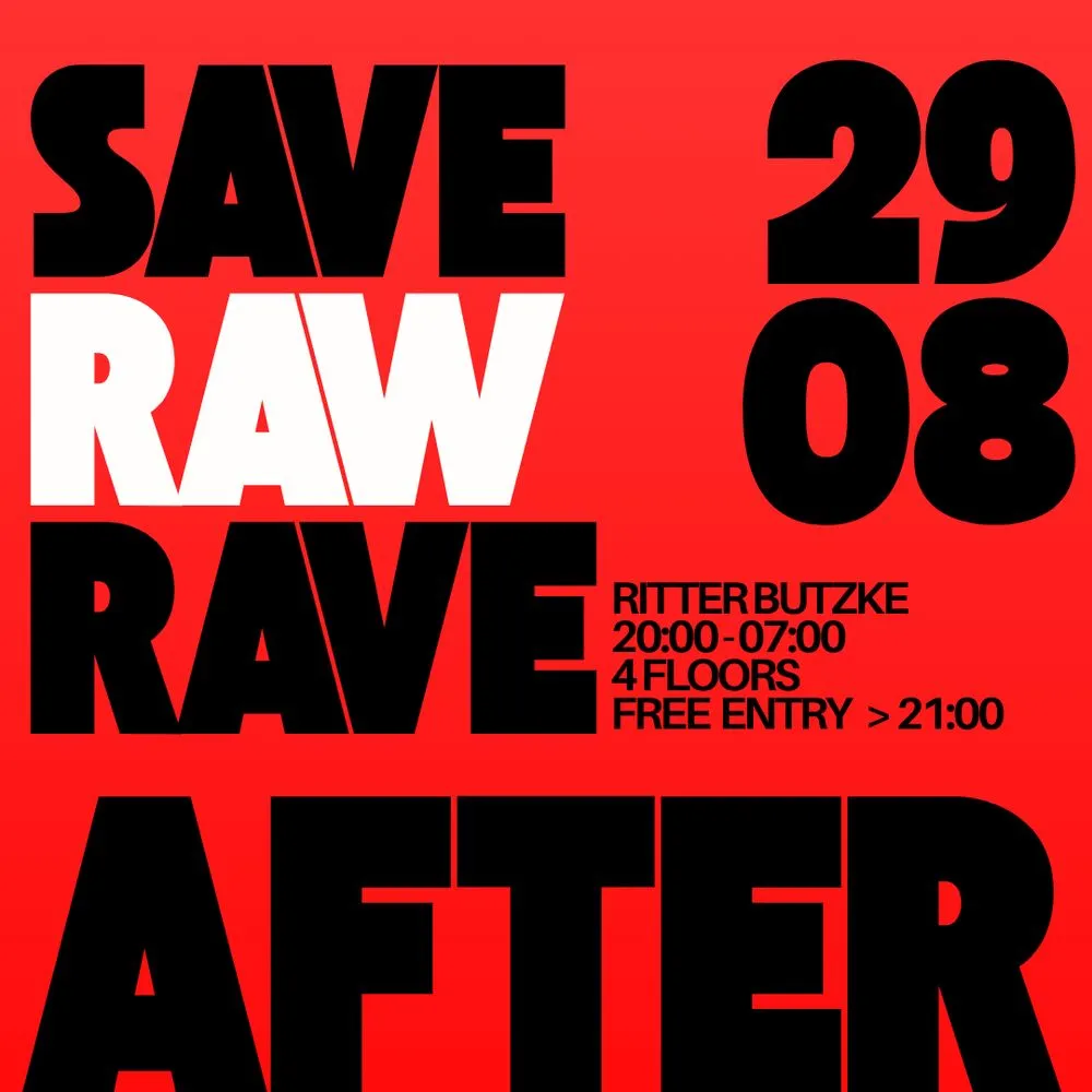 SAVE RAW RAVE Afterparty