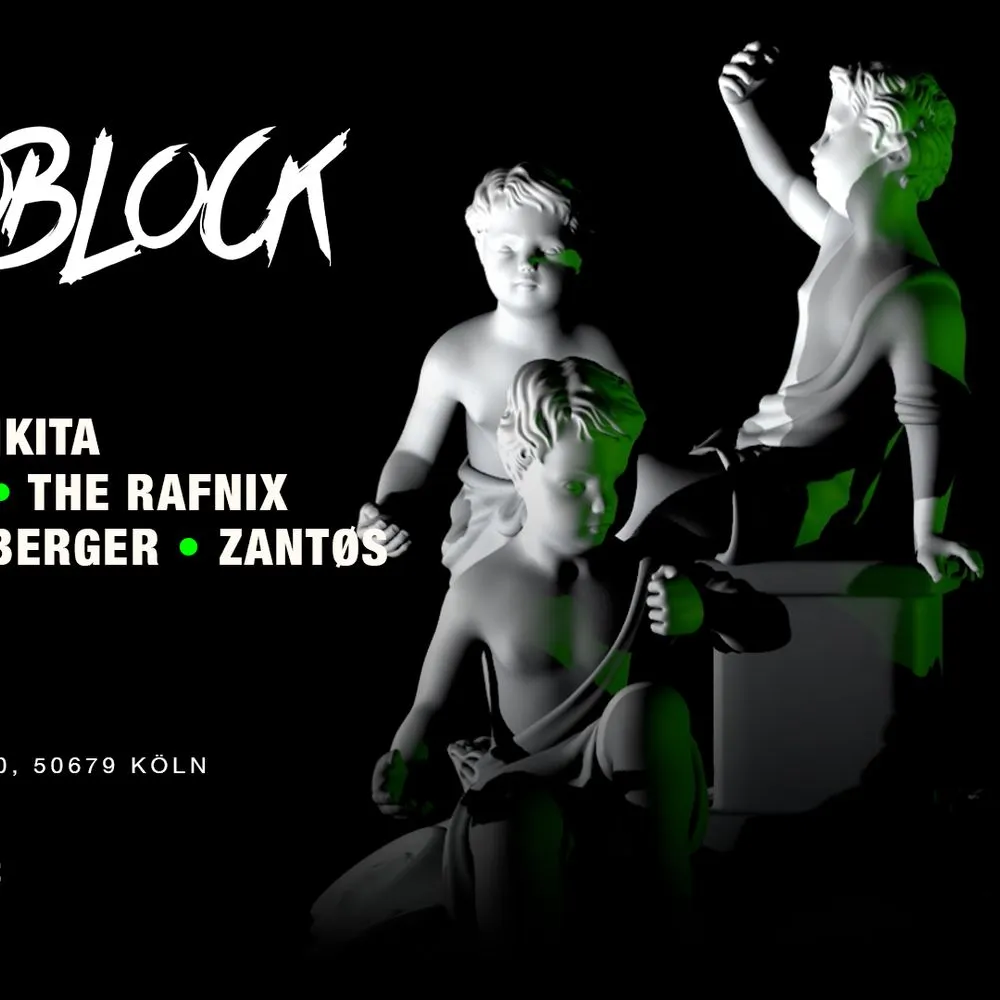 Technoblock with RYX • RIKSO • NIKITA and many more! Next Saturday, August 29th