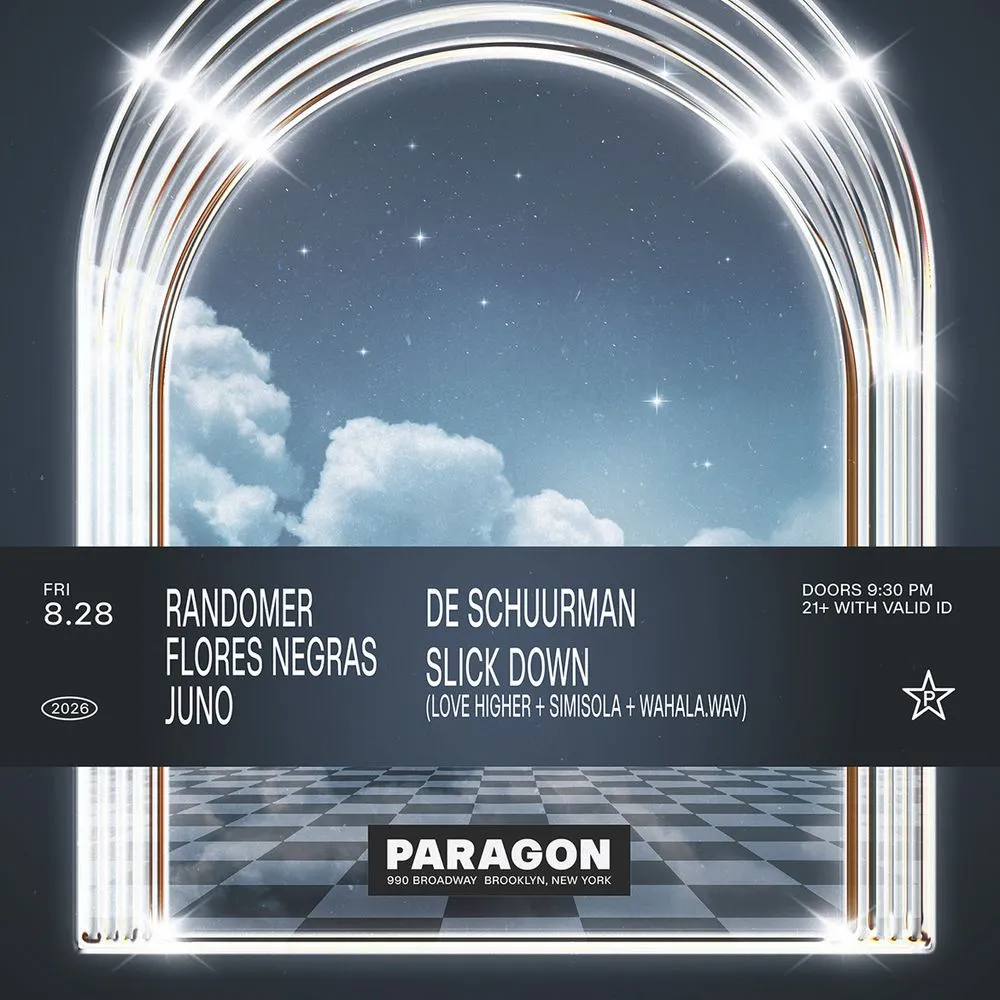 Pressure: Randomer, Flores Negras, Juno + SLICK DOWN with De Schuurman