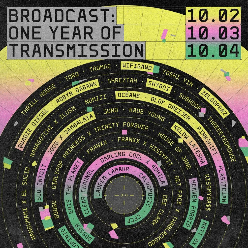 BROADCAST: ONE YEAR OF TRANSMISSION