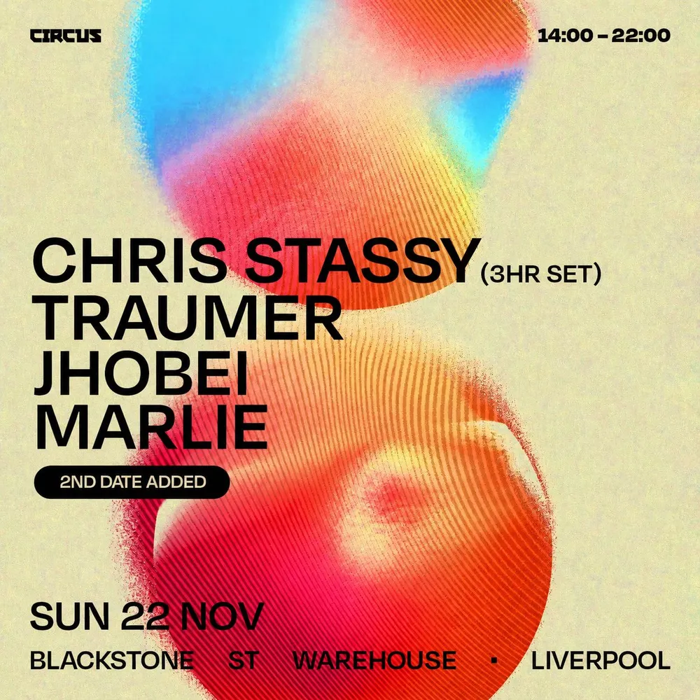 Circus presents Chris Stassy Sun 22nd Nov Liverpool