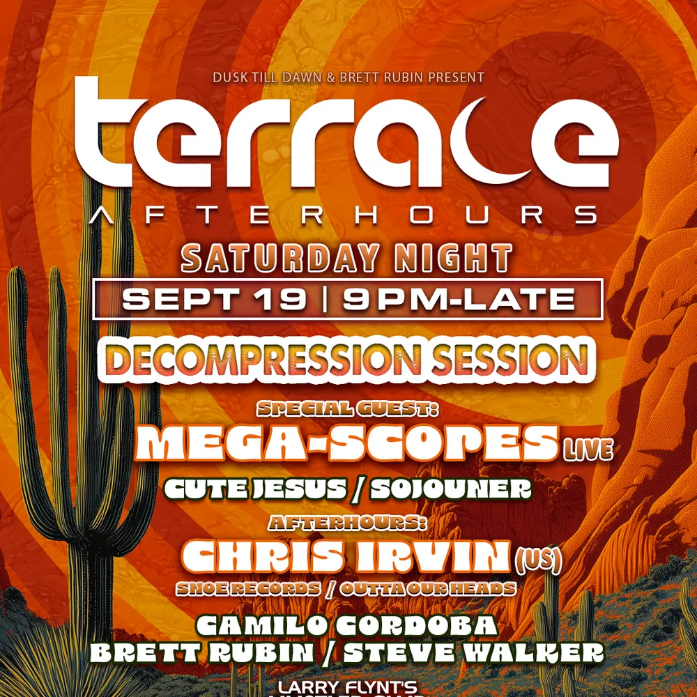 DECOMPRESSION SESSION - Mega-scopes (live), Chris Irvin (US), + more