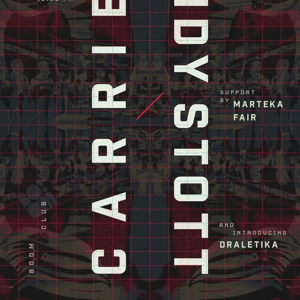 Andy Stott and Carrier with Marteka Fair, Draletika