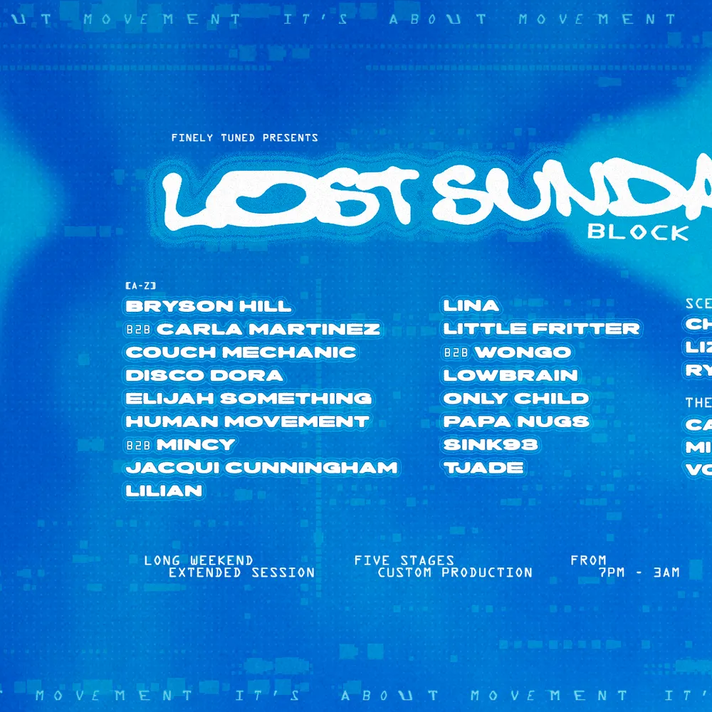 Lost Sundays Block Party — October 4 [Long Weekend]