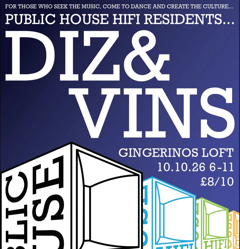 Public House Hifi presents Diz & Vins (Public House Residents)