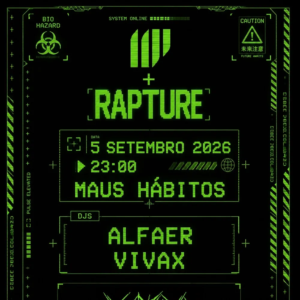 Rapture with AlFaer, Vivax - FREE ENTRY